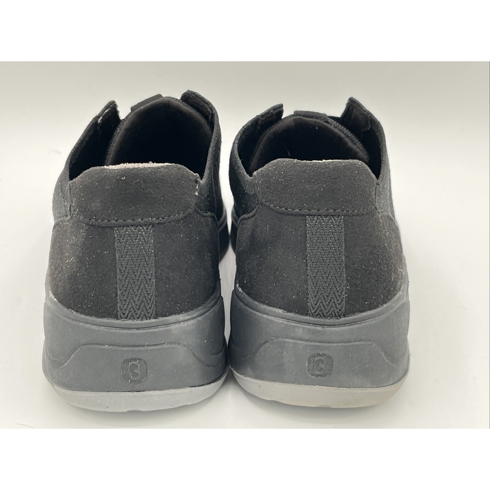 Bzees Slip On Black Sparkle Womens Sz 10M Comfort Shoes Sneakers Trophy Casual - Picture 4 of 11